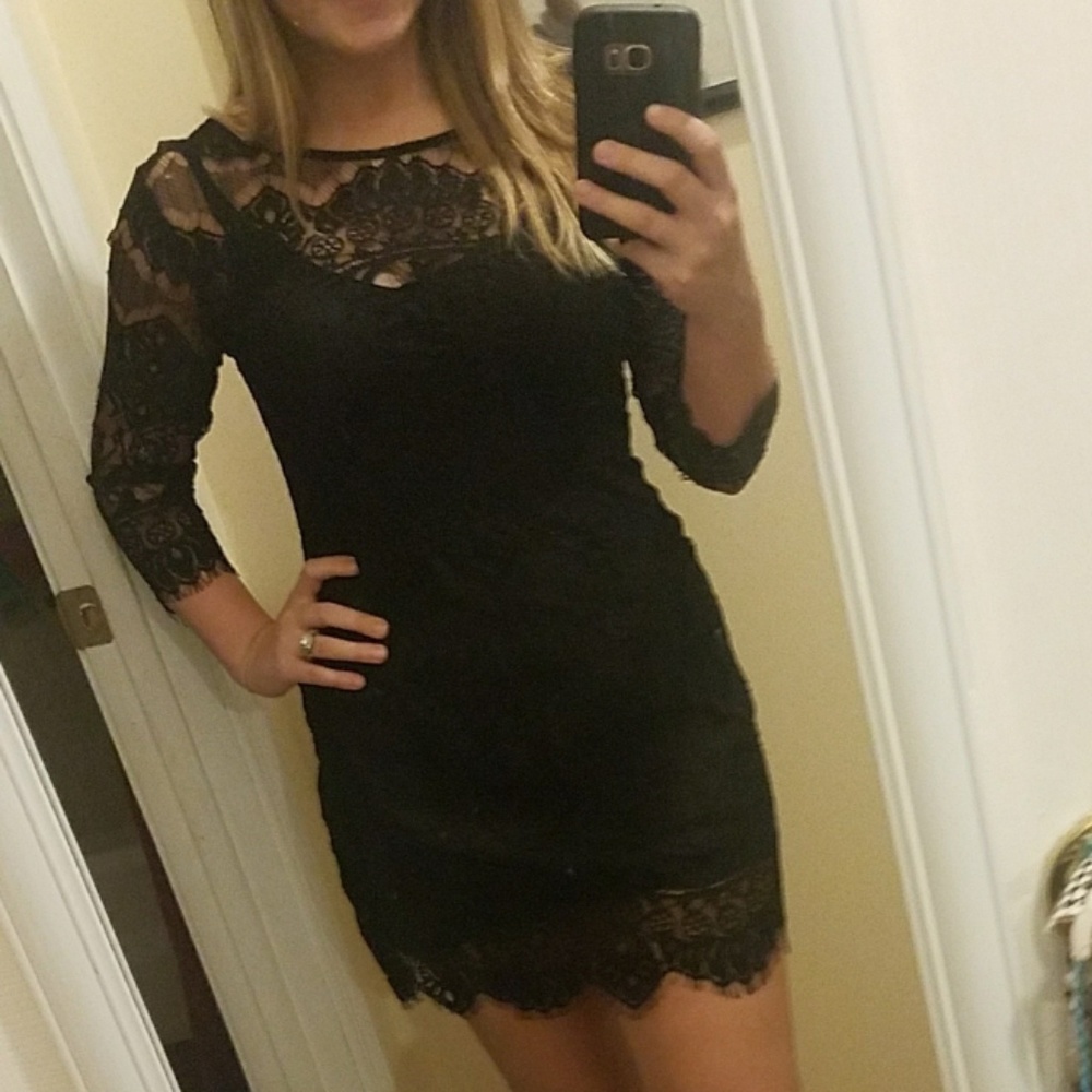 Black Lace Dress
